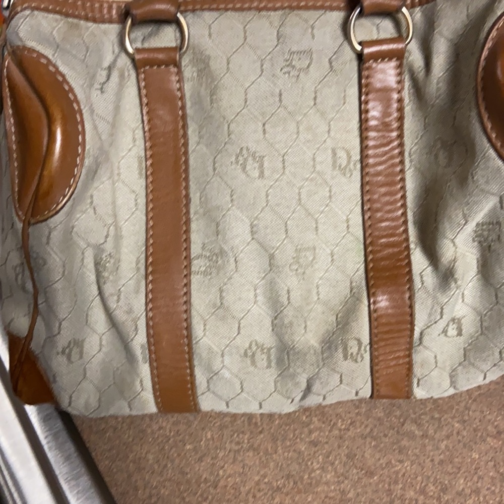Dior Vintage Honeycomb Satchel - Picture 13 of 16
